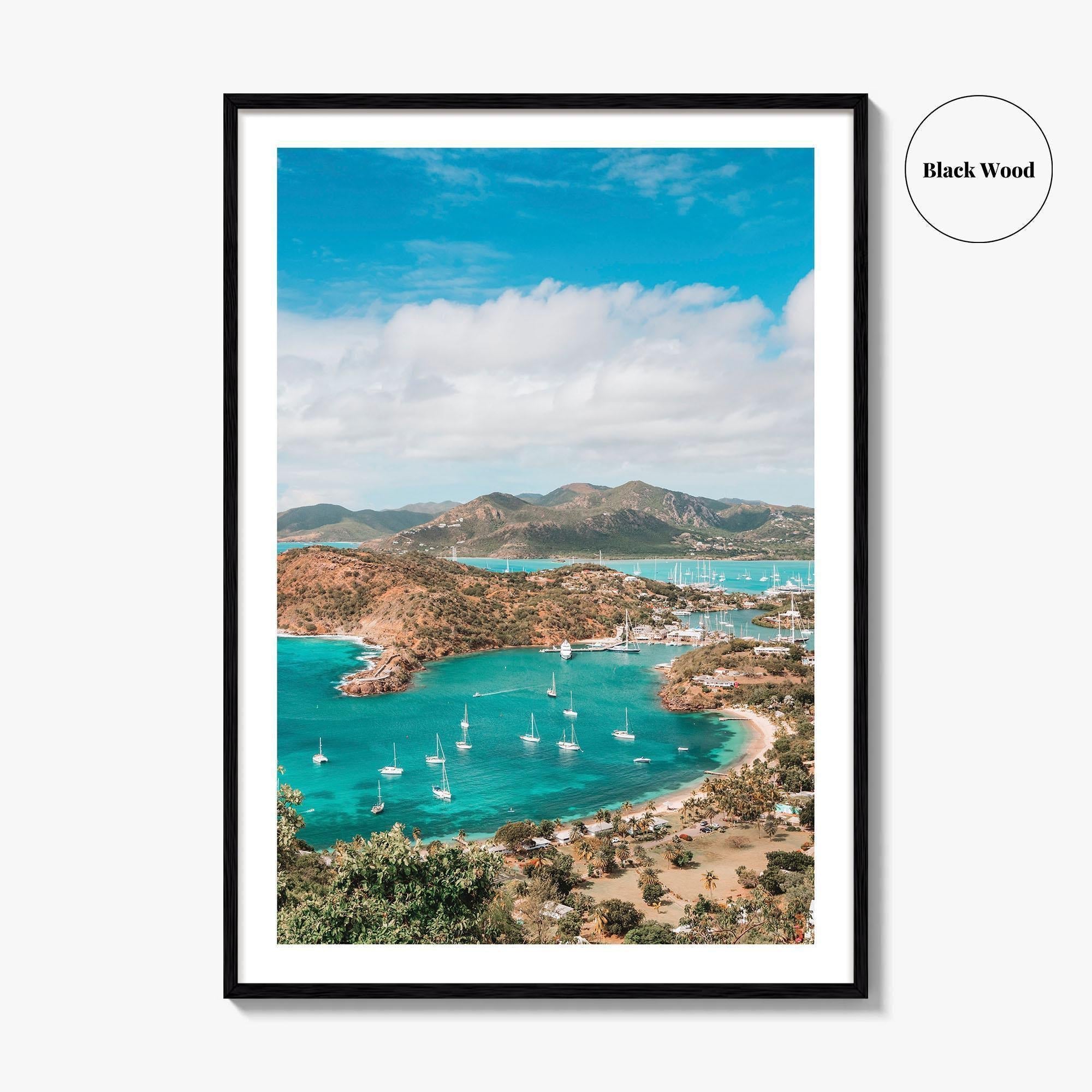 Antigua and Barbuda Fine Art Photo Print, English Harbour, Shirley Heights, Wall Poster