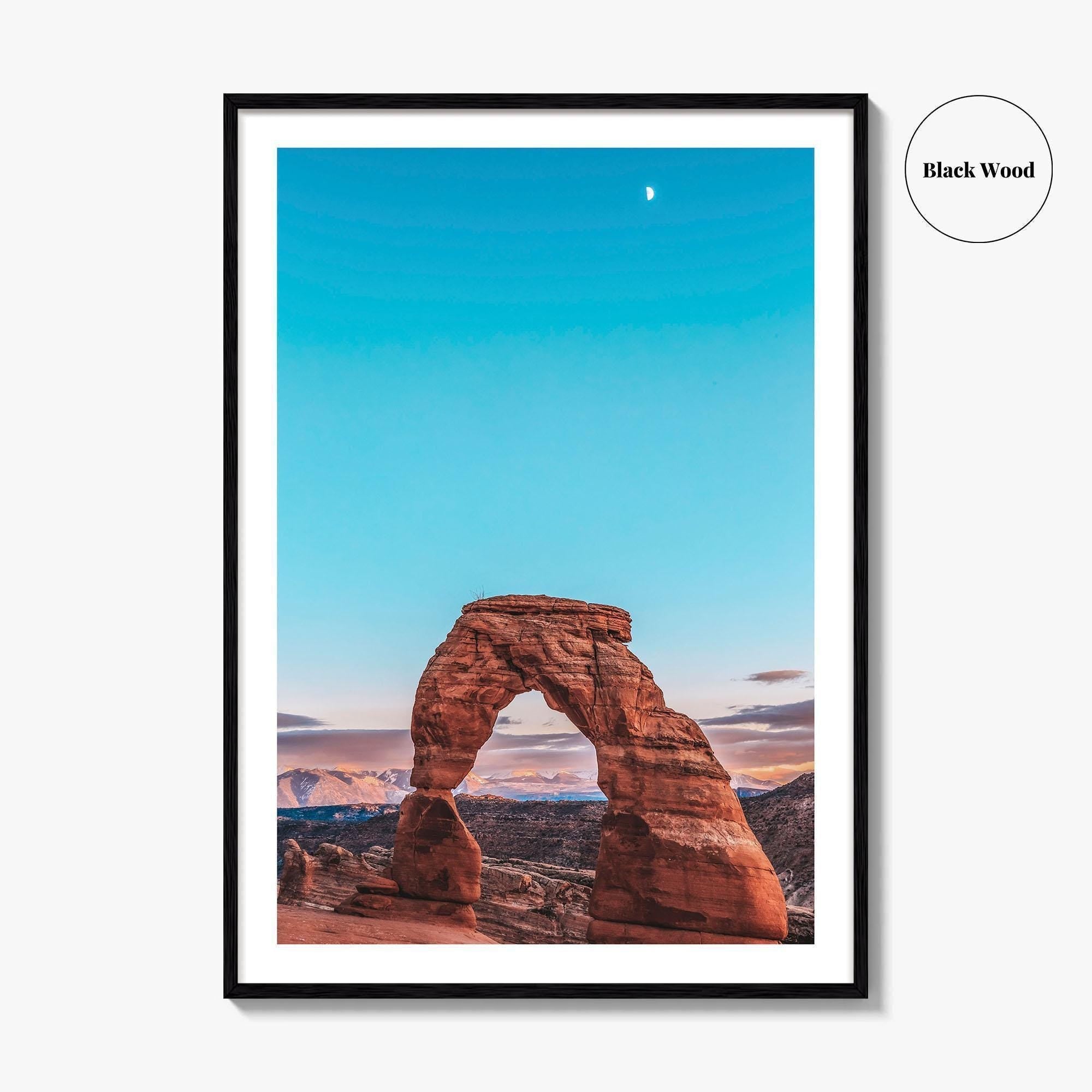 Arches National Park Fine Art Photo Print, Delicate Arch, Moab Utah, Wall Decor Poster
