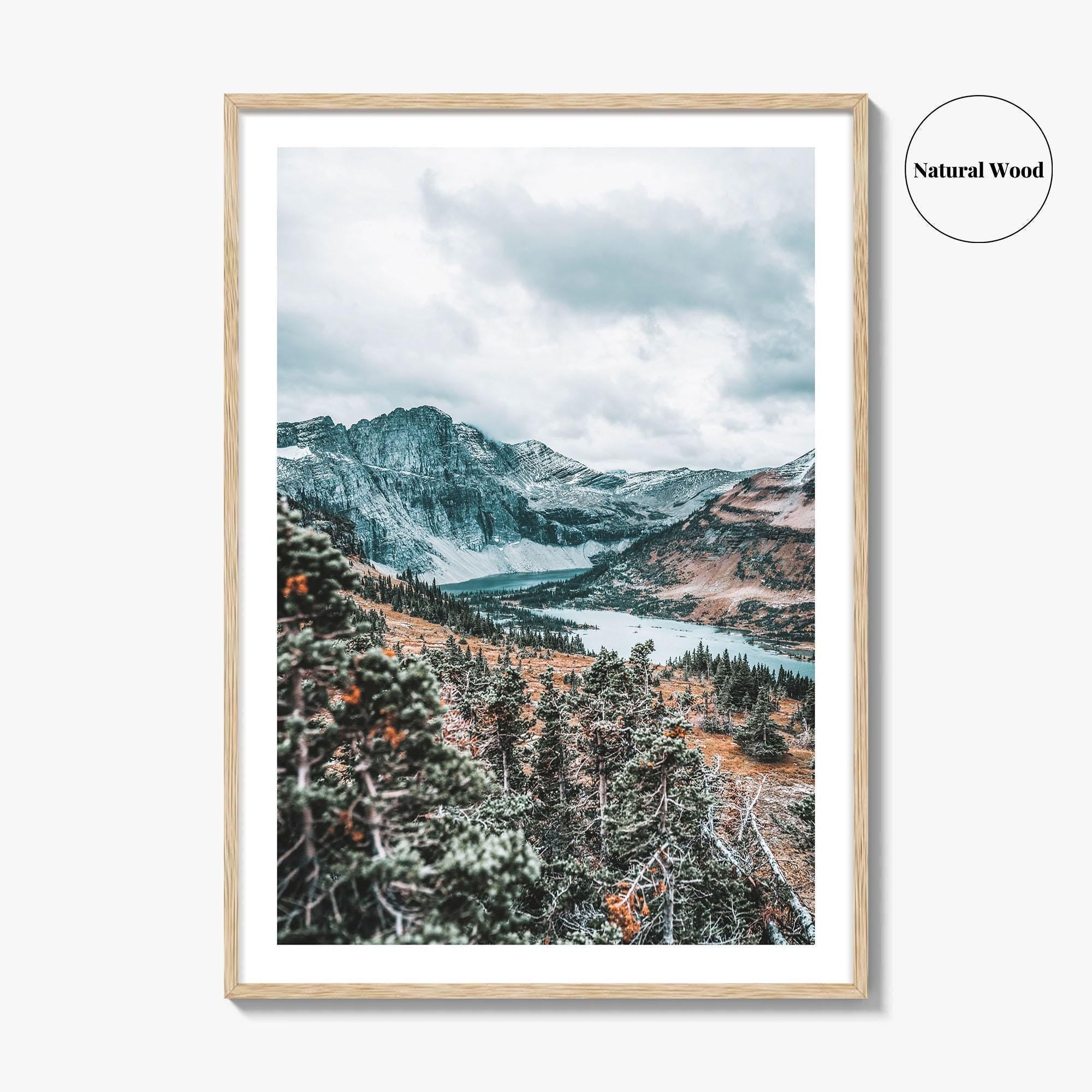 Glacier National Park Fine Art Photo Print, Going To The Sun Road, Montana USA