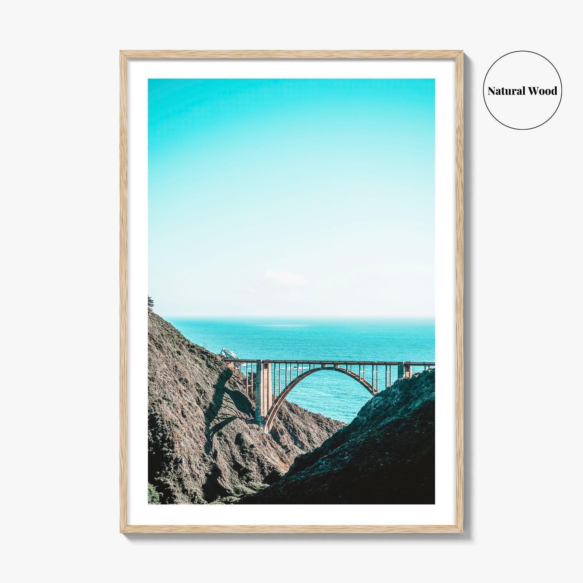 Bixby Bridge Fine Art Photo Print, Big Sur, Pacific Coast Highway, California, USA