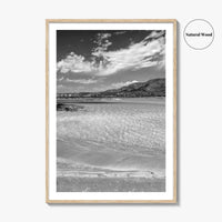 Elafonissi Beach Black and White Fine Art Photo Print, Chania Crete Greece Poster