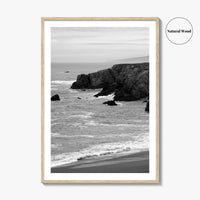 Bodega Bay Black and White Fine Art Photo Print, Sonoma Coast California Poster