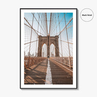 Brooklyn Bridge Fine Art Photo Print, New York City NYC, NY, USA, Poster