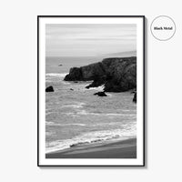 Bodega Bay Black and White Fine Art Photo Print, Sonoma Coast California Poster