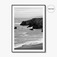 Bodega Bay Black and White Fine Art Photo Print, Sonoma Coast California Poster