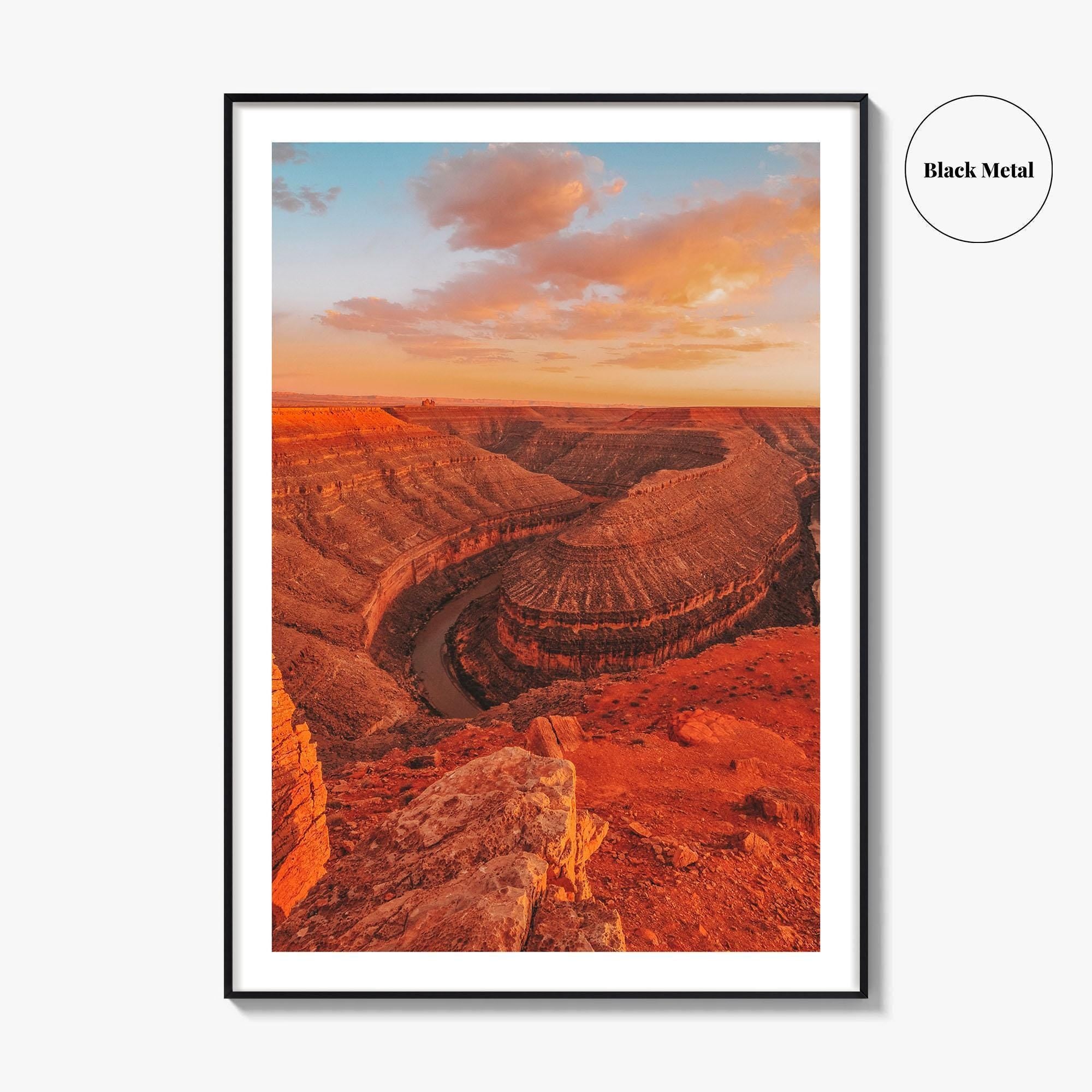 Goosenecks State Park Fine Art Photo Print, San Juan River Canyon, Utah Wall Poster