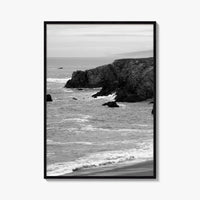 Bodega Bay Black and White Fine Art Photo Print, Sonoma Coast California Poster