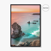 Bedruthan Steps Fine Art Photo Print, Carnewas, Cornwall England, Seascape Poster, Padstow, Newquay
