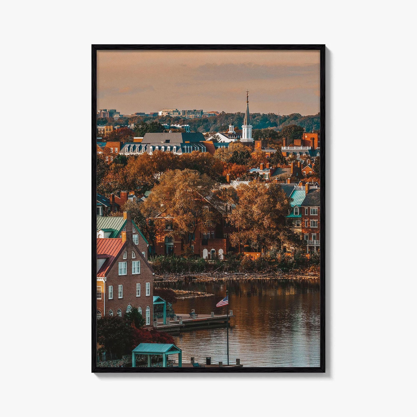Alexandria Virginia Fine Art Photo Print, Potomac River Waterfront, Wall Decor Poster USA