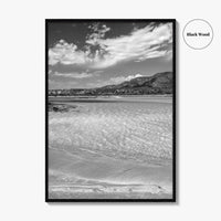 Elafonissi Beach Black and White Fine Art Photo Print, Chania Crete Greece Poster