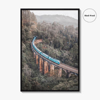 Ella Sri Lanka Fine Art Photo Print, Nine Arch Bridge, Demodara Train Poster