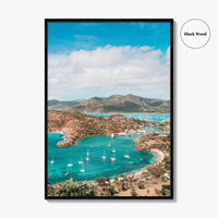 Antigua and Barbuda Fine Art Photo Print, English Harbour, Shirley Heights, Wall Poster