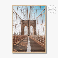 Brooklyn Bridge Fine Art Photo Print, New York City NYC, NY, USA, Poster
