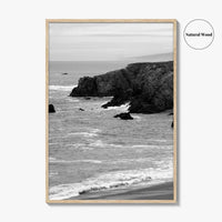 Bodega Bay Black and White Fine Art Photo Print, Sonoma Coast California Poster