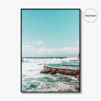 Bronte Beach Ocean Pool Fine Art Photo Print, Sydney NSW Australia, Wall Poster