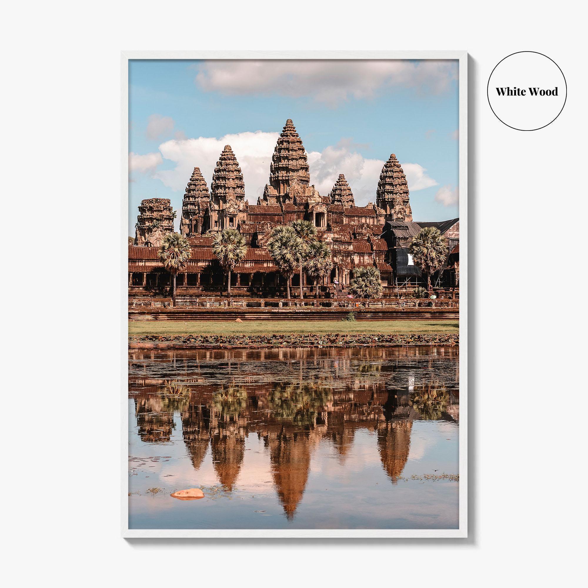 Angkor Wat Fine Art Photo Print, Siem Reap, Cambodia, Temple, Reflection, Wall Decor, Poster