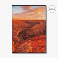 Goosenecks State Park Fine Art Photo Print, San Juan River Canyon, Utah Wall Poster