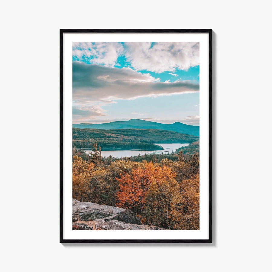 Catskill Mountains Fine Art Photo Print, North-South Lake, Sunset Rock, New York Wall Poster