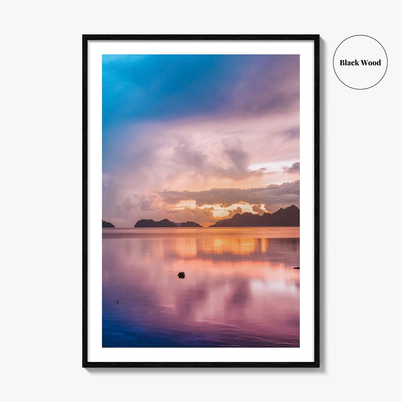 El Nido Fine Art Photo Print, Palawan Philippines Wall Poster, Banca Boat
