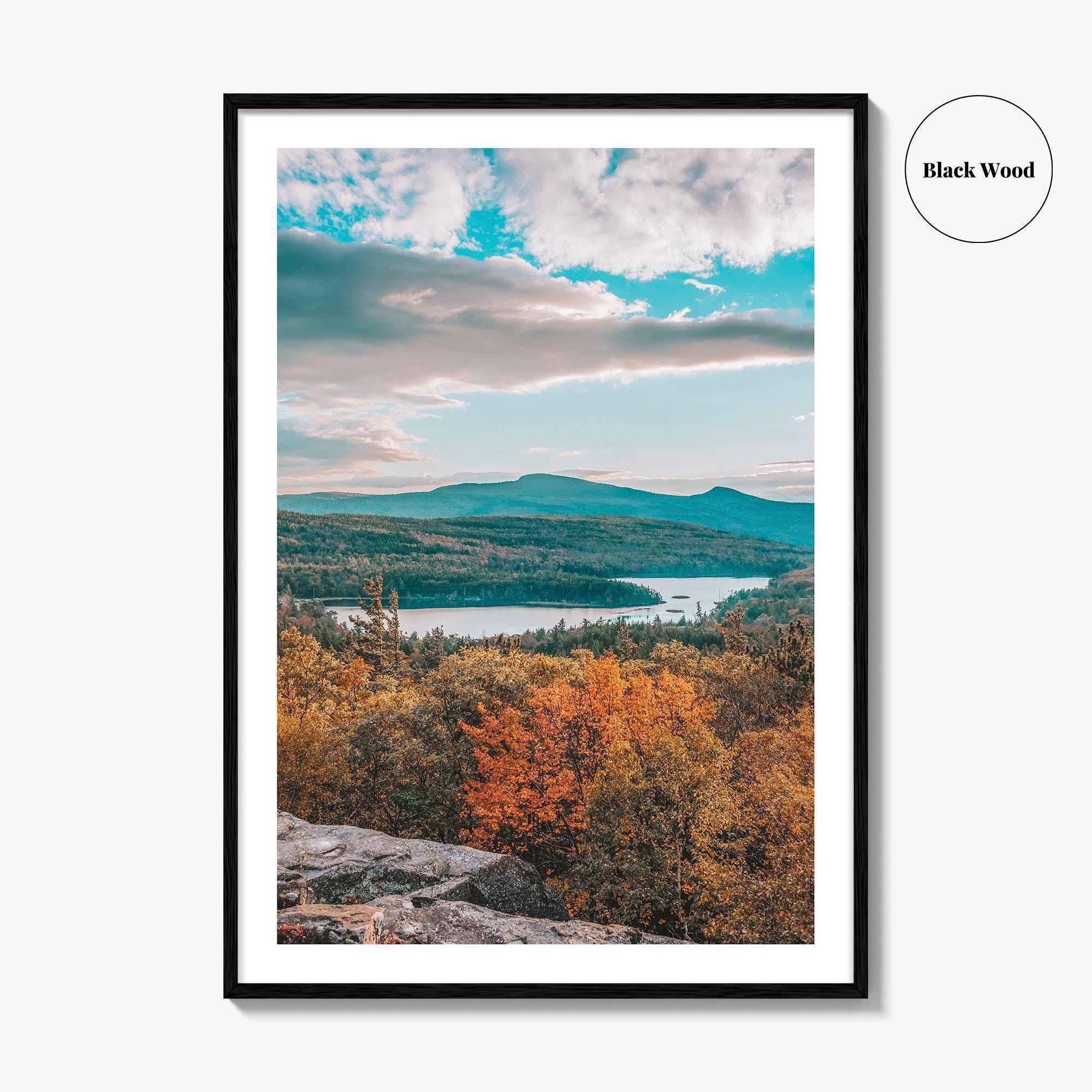 Catskill Mountains Fine Art Photo Print, North-South Lake, Sunset Rock, New York Wall Poster