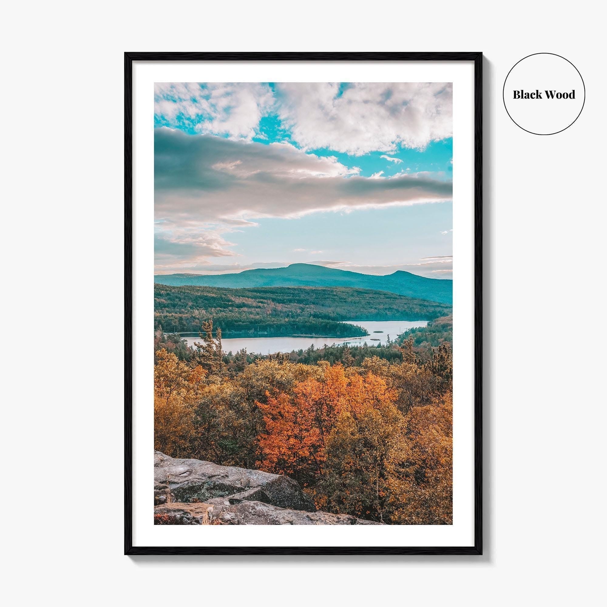 Catskill Mountains Fine Art Photo Print, North-South Lake, Sunset Rock, New York Wall Poster