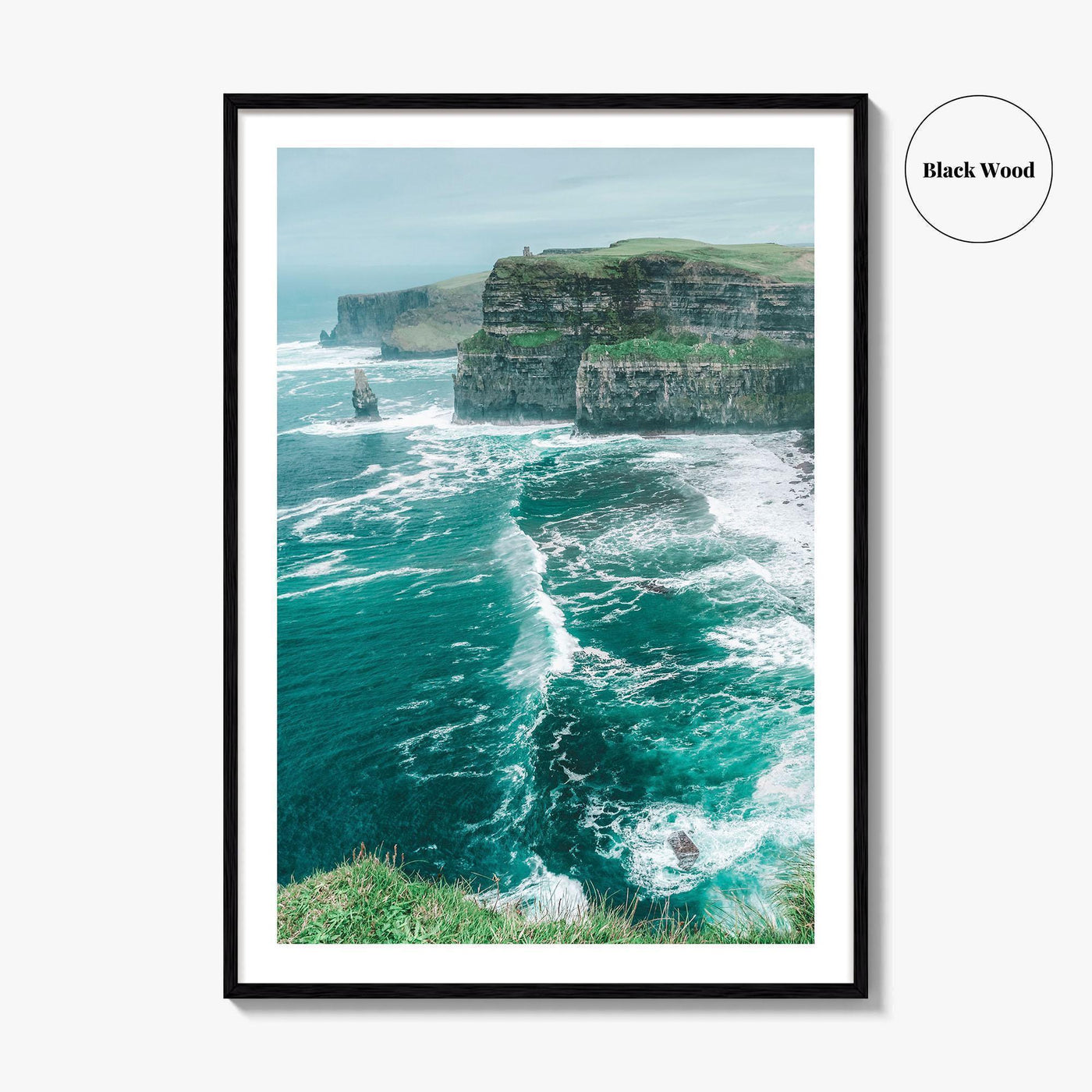 Cliffs of Moher Fine Art Photo Print, County Clare Ireland, Wild Atlantic Way Poster