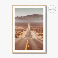 Death Valley Fine Art Photo Print, National Park, California, USA, Mojave Desert Road, Poster