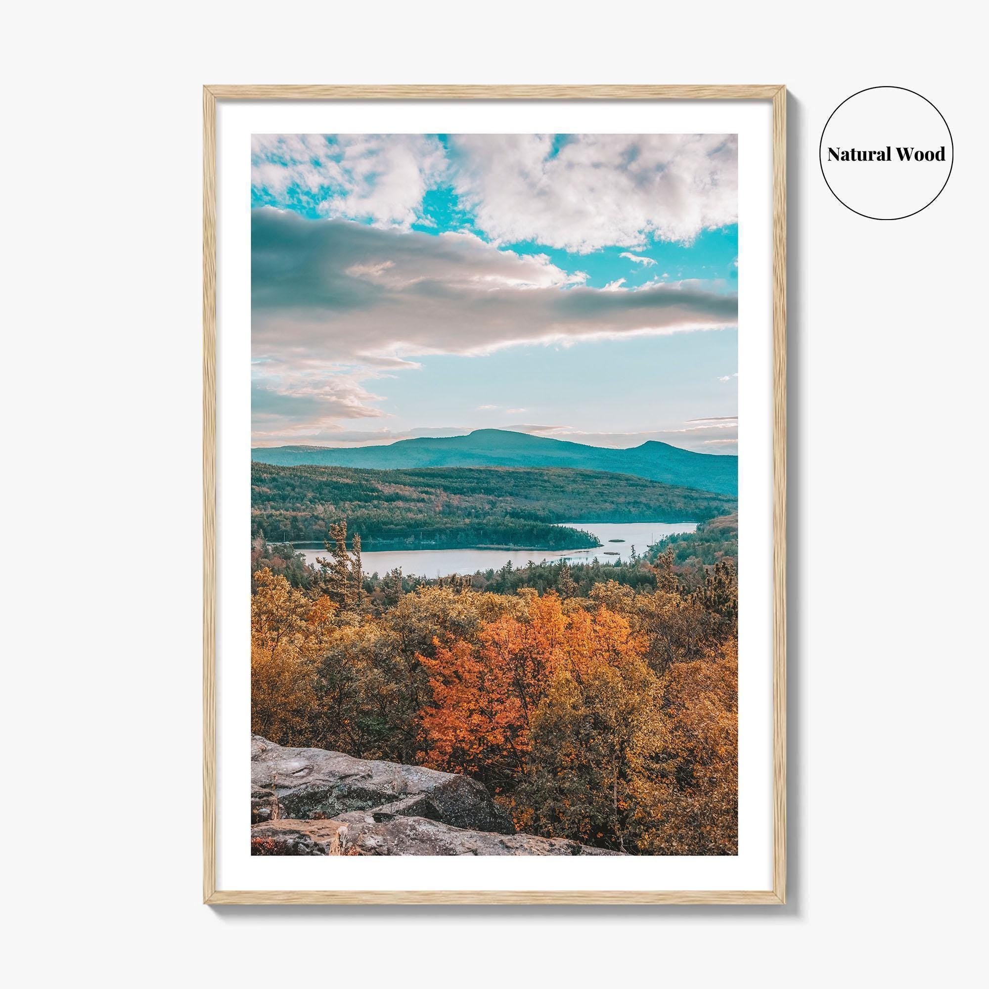 Catskill Mountains Fine Art Photo Print, North-South Lake, Sunset Rock, New York Wall Poster
