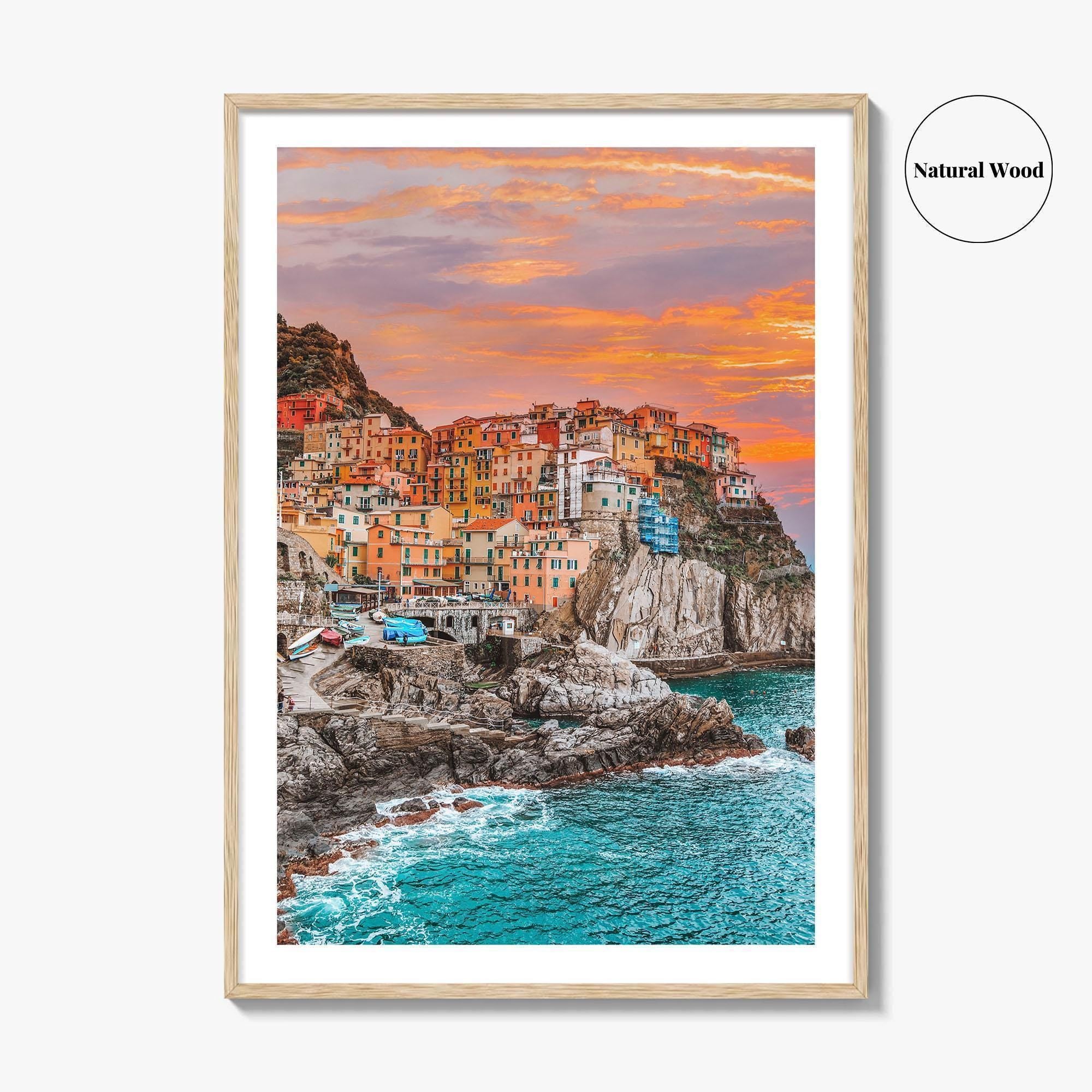 Cinque Terre Fine Art Photo Print, Italy, Liguria, Italian Riviera, Wall Decor, Poster, Vernazza