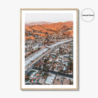 Burbank Fine Art Photo Print, Los Angeles, San Fernando Valley, California Poster, Verdugo Mountains