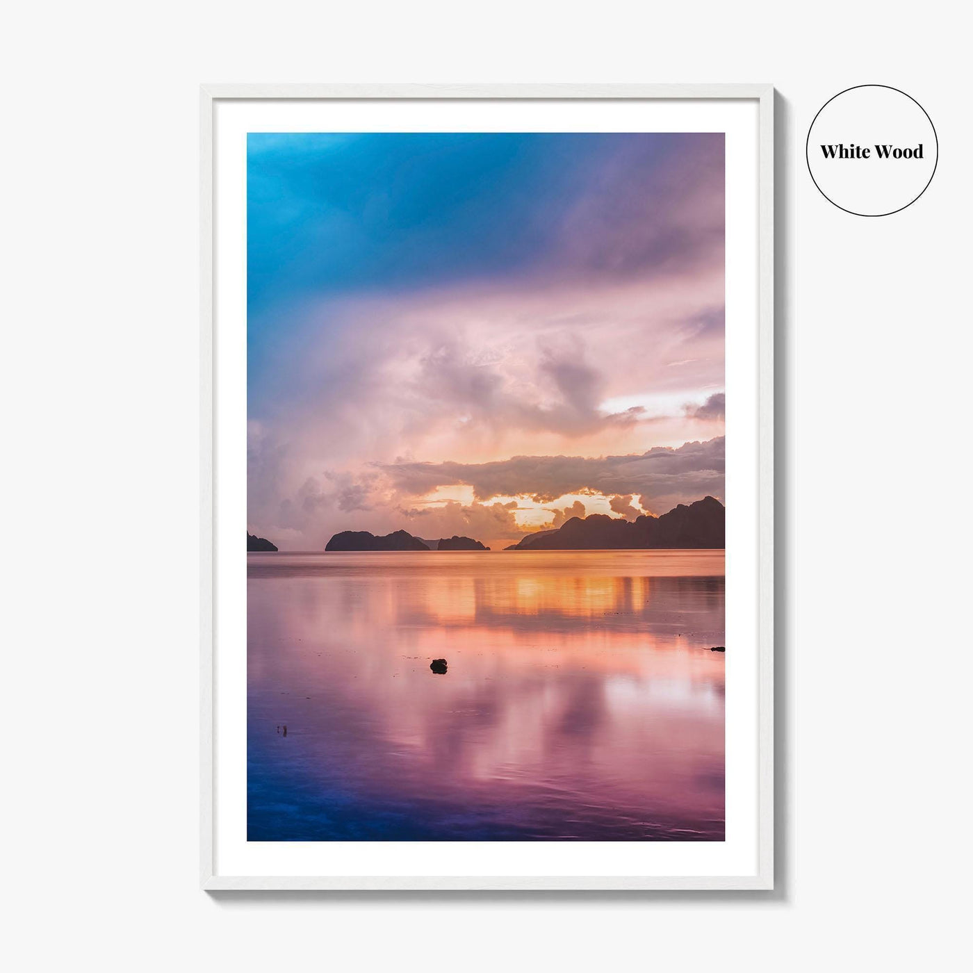 El Nido Fine Art Photo Print, Palawan Philippines Wall Poster, Banca Boat