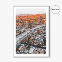 Burbank Fine Art Photo Print, Los Angeles, San Fernando Valley, California Poster, Verdugo Mountains