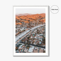 Burbank Fine Art Photo Print, Los Angeles, San Fernando Valley, California Poster, Verdugo Mountains