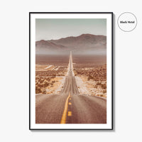 Death Valley Fine Art Photo Print, National Park, California, USA, Mojave Desert Road, Poster