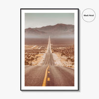 Death Valley Fine Art Photo Print, National Park, California, USA, Mojave Desert Road, Poster