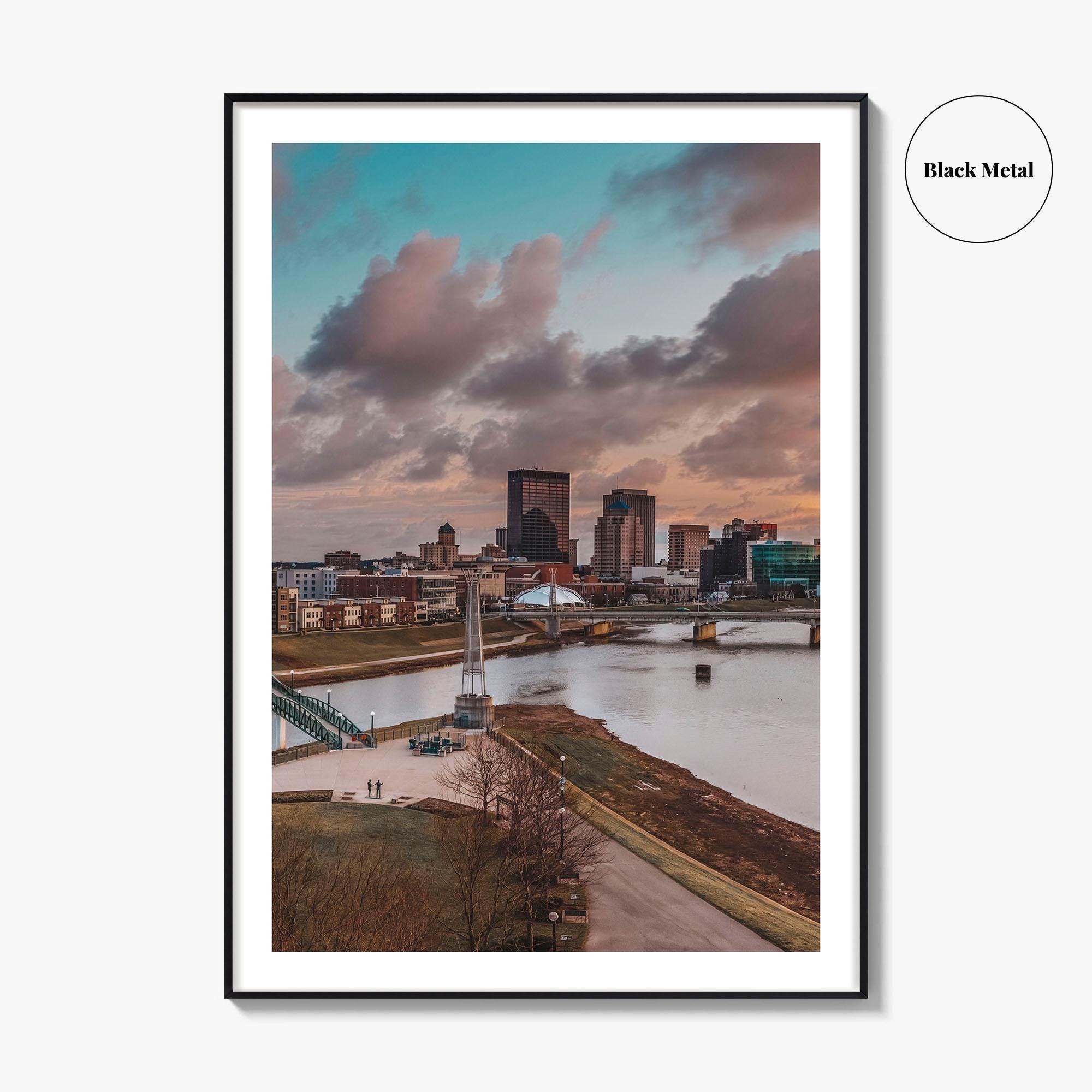 Dayton Fine Art Photo Print, Ohio, Great Miami River Poster