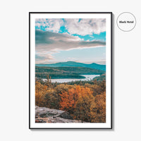 Catskill Mountains Fine Art Photo Print, North-South Lake, Sunset Rock, New York Wall Poster