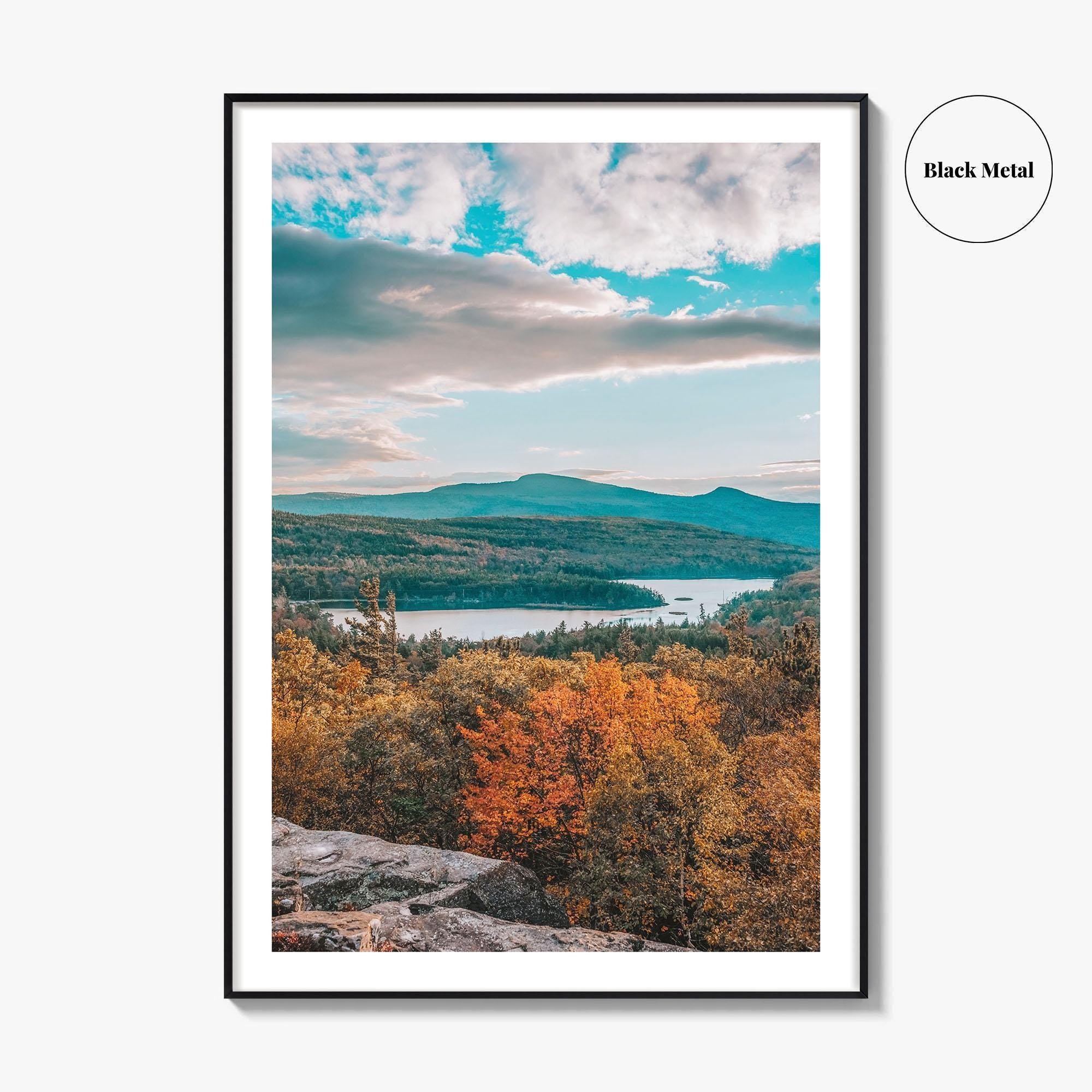 Catskill Mountains Fine Art Photo Print, North-South Lake, Sunset Rock, New York Wall Poster