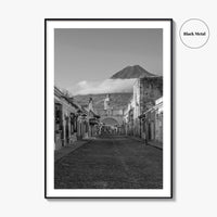 Antigua Guatemala Black and White Fine Art Photo Print, Santa Catalina Arch, Wall Decor