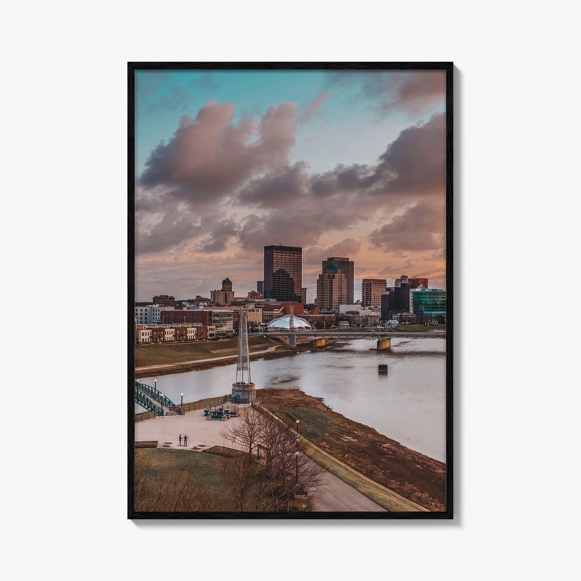 Dayton Fine Art Photo Print, Ohio, Great Miami River Poster