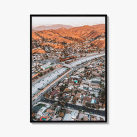 Burbank Fine Art Photo Print, Los Angeles, San Fernando Valley, California Poster, Verdugo Mountains