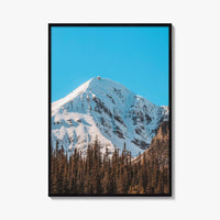 Big Sky Blue Fine Art Photo Print, Lone Mountain Peak, Montana Poster, Wall Decor