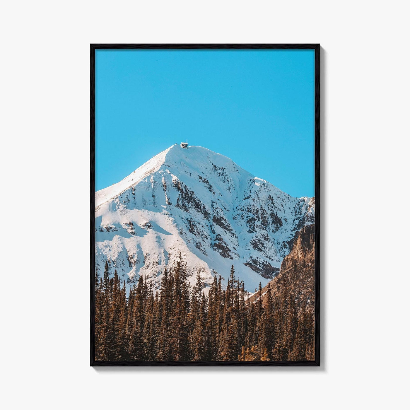 Big Sky Blue Fine Art Photo Print, Lone Mountain Peak, Montana Poster, Wall Decor