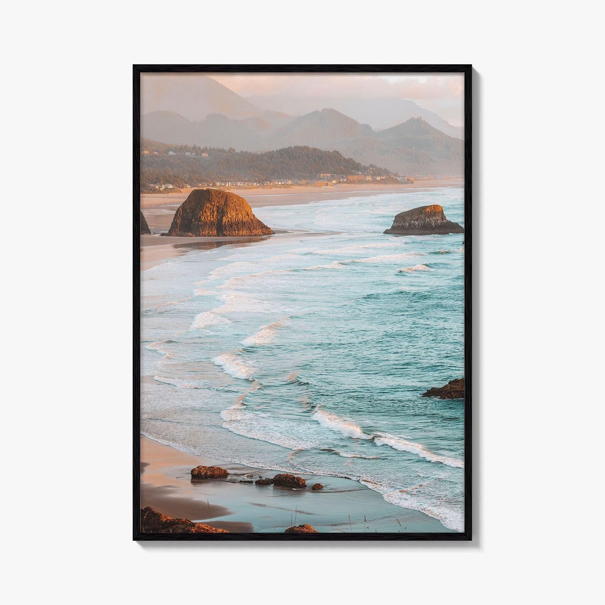 Cannon Beach Fine Art Photo Print, Oregon Coast, Haystack Rock, Sea Stacks, Wall Decor