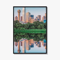Dallas Skyline Fine Art Photo Print, Texas USA, Downtown City Wall Decor