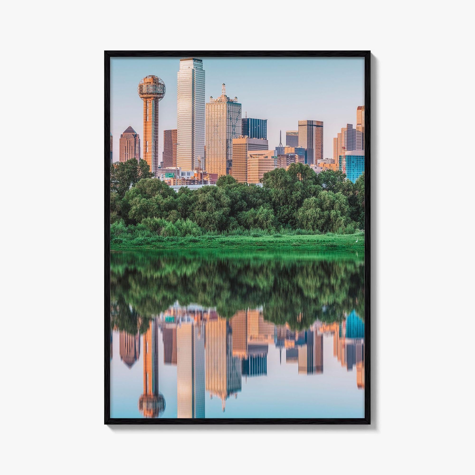Dallas Skyline Fine Art Photo Print, Texas USA, Downtown City Wall Decor