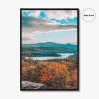 Catskill Mountains Fine Art Photo Print, North-South Lake, Sunset Rock, New York Wall Poster