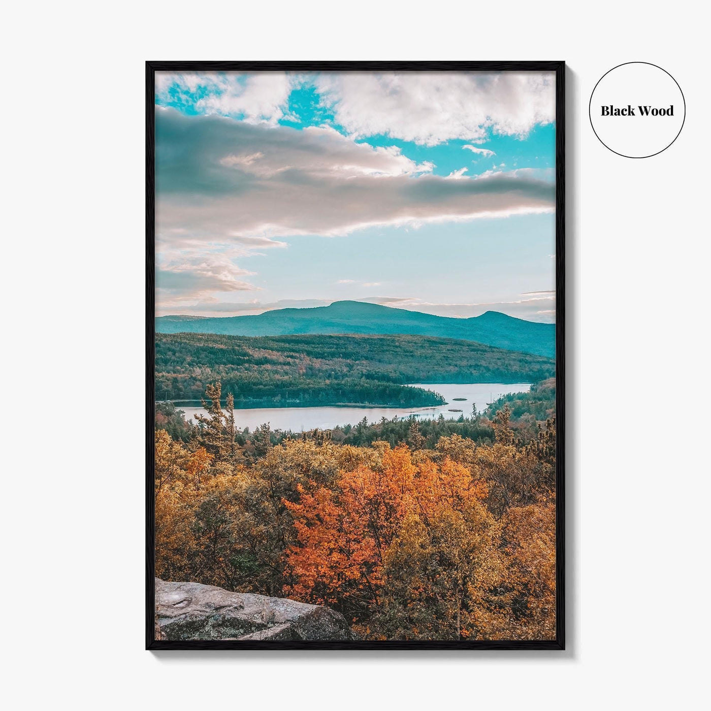 Catskill Mountains Fine Art Photo Print, North-South Lake, Sunset Rock, New York Wall Poster