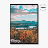 Catskill Mountains Fine Art Photo Print, North-South Lake, Sunset Rock, New York Wall Poster