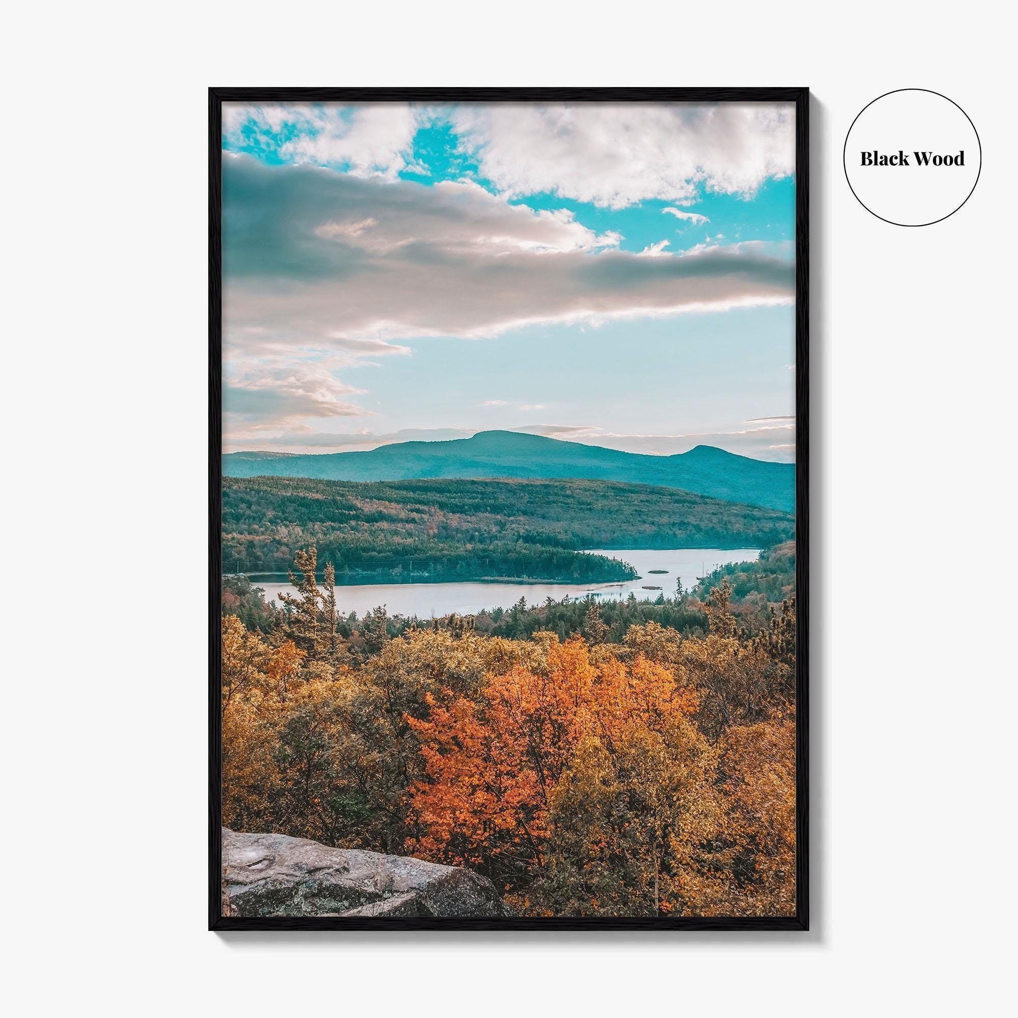 Catskill Mountains Fine Art Photo Print, North-South Lake, Sunset Rock, New York Wall Poster